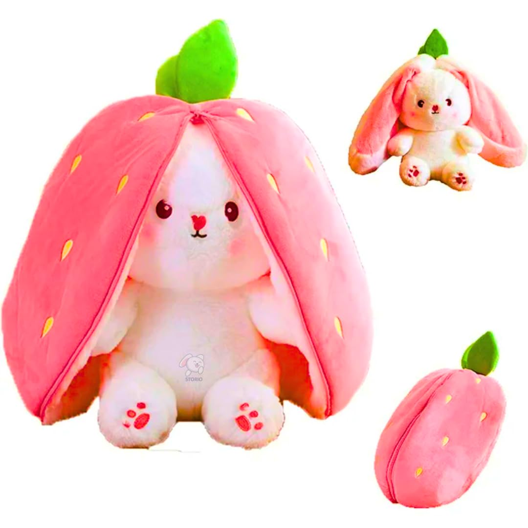 Storio Toy Octopus Plushie Reversible Soft Toys for Kids | Plush Soft Toys for Baby Boys and Girls| Best Gift | Octopus Soft Toy for Kids -PurplePink